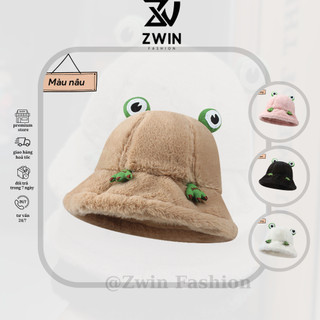 Mũ Bucket Lông Ếch Nón Tai Bèo Mùa Đông Ấm Áp Form Unisex Nam Nữ N150 - Zwin
