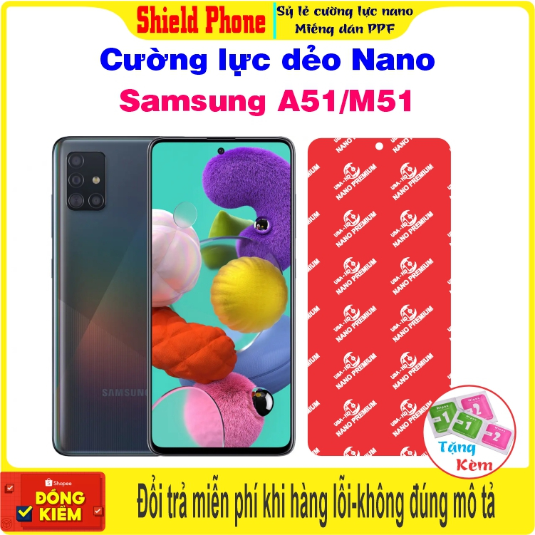 Cường lực dẻo bảo vệ màn hình điện thoại Samsung A51/M51