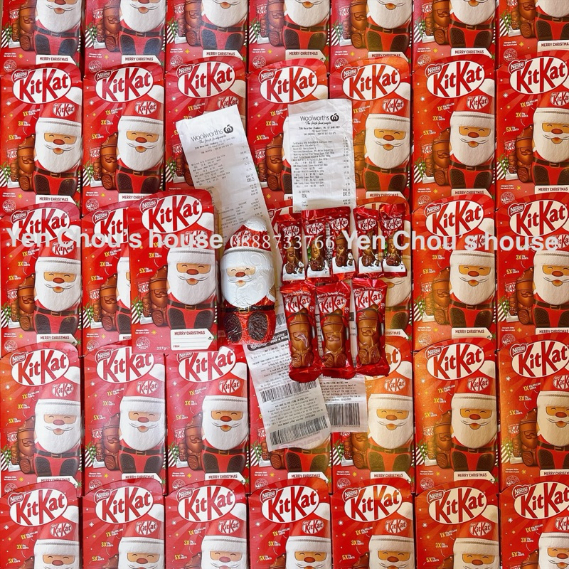 Socola Kitkat ông già Noel Nestle 227g 9 thanh