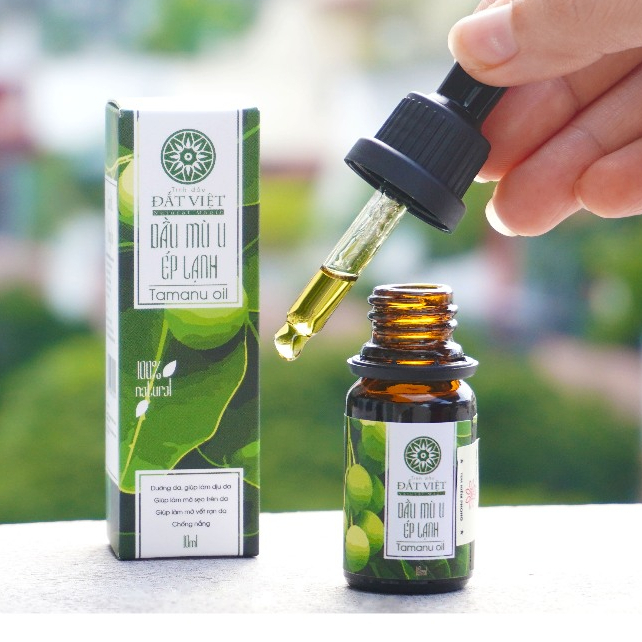 Dầu Mù U Ép Lạnh Nguyên Chất Đất Việt 30ml 100% Organic Làm Lành Vết Bỏng Chăm Sóc Da