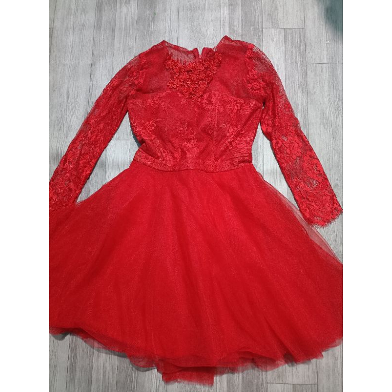 Đầm ren công chúa Size S