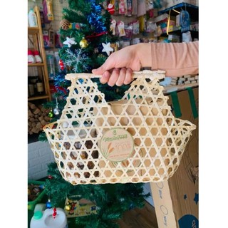 Giỏ mây tre, lẵng đựng quà tết decor trang trí gamahome.
