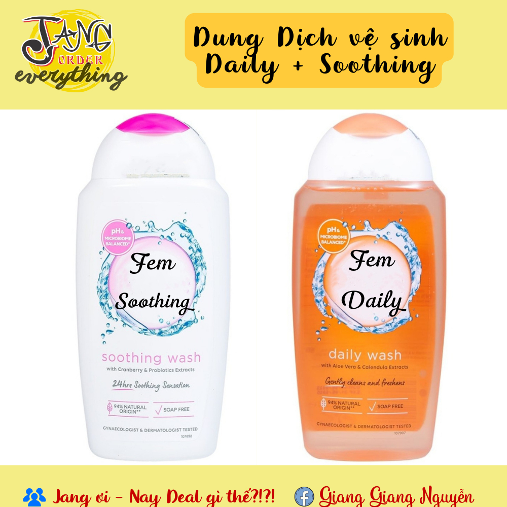 Dung dịch vệ sinh Daily & Soothing