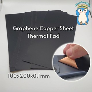 Miếng tản nhiệt thermal pad lá đồng phủ graphene cho smartphone, máy tính bảng, pc, laptop.... .kienstore358