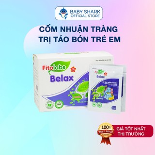 Cốm bổ sung chất xơ tự nhiên fitolabs belax giúp nhuận tràng, giảm táo bón, hỗ trợ tiêu hóa hộp 20 gói fito14