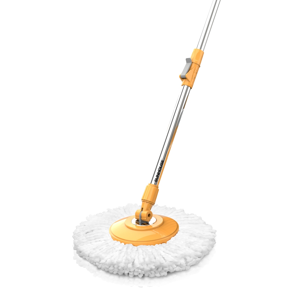 CÂY LAU NHÀ XOAY 360 ĐỘ SUNHOUSE KS-MO350I - Cán inox chắc chắn, bông thấm hút nước tốt