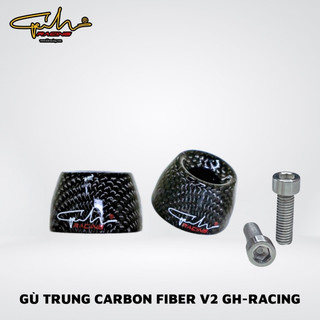 Gù trung Carbon Gh Racing mẫu V2 (Vân Đen)