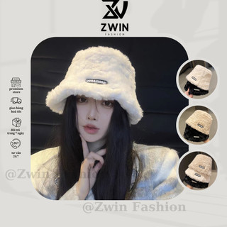 Mũ Bucket Lông Doreamon Nón Tai Bèo Vành Cụp Mùa Đông Ấm Áp Form Unisex Nam Nữ N151 - Zwin