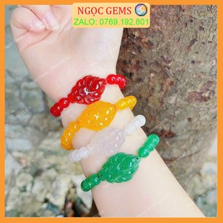 Vòng tay đá mã não mix hồ ly chúa tự nhiên 100%, vòng tay hồ ly chín đuôi