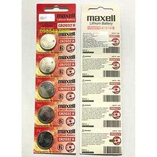 5 Pin CR2032 Maxell 3V Lithium chính hãng
