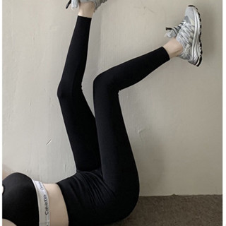 Quần Legging Nữ Lửng Vải Thun Mỏng Lưng Thun