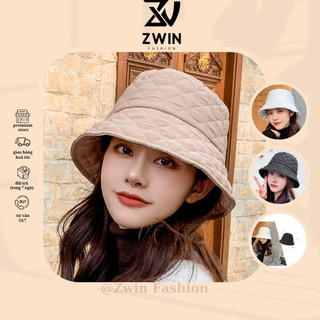 Mũ Bucket Phao Trơn Nón Tai Bèo Vành Cụp Basic Dày Dặn Form Unisex Nam Nữ N153 - Zwin Fashion