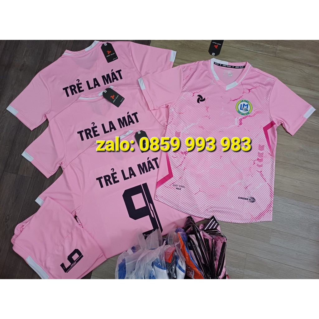 Bộ Quần Áo Bóng Đá Thiết Kế Không Logo Chính Hãng JustPlay Cross II