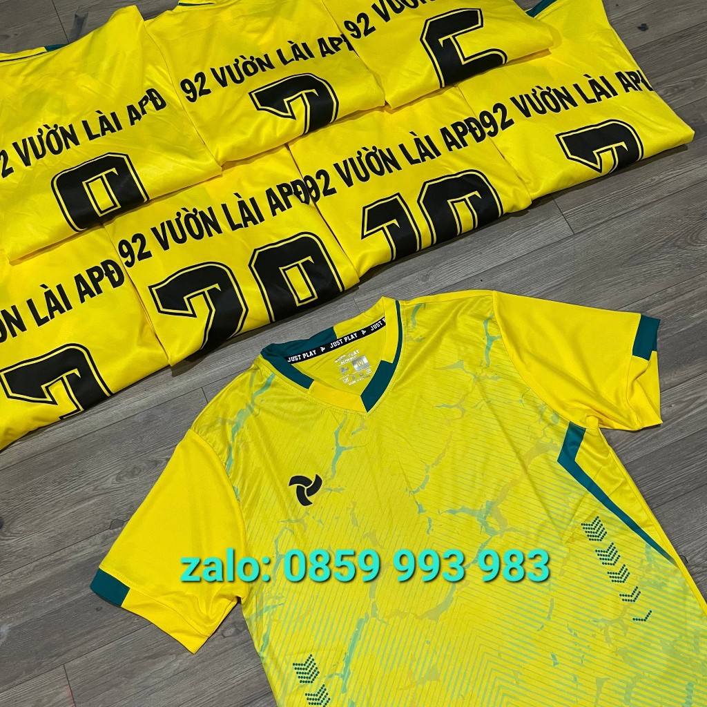 Bộ Quần Áo Bóng Đá Thiết Kế Không Logo Chính Hãng JustPlay Cross II