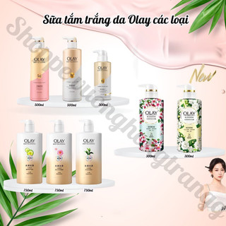 Sữa tắm Olay B3 trắng da, dưỡng ẩm 500ml các loại