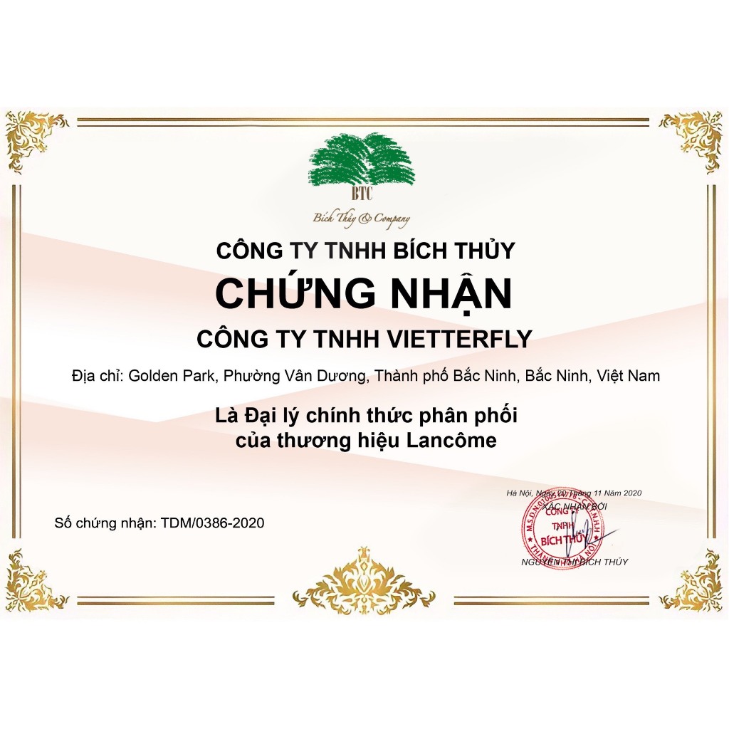 Nước hoa Lancome Tresor In Love 10ML, Nước Hoa Nữ Chính Hãng