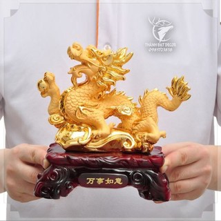 Tượng Phong Thủy Con Rồng Dành Cho Người Tuổi Thìn, Quà Tặng Trang Trí Nhà Cửa, Tân Gia, Khai Trương