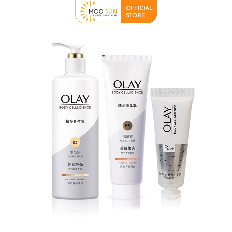 Dưỡng Thể Olay Body Cellscience B3+ Vitamin C Whitening & Radiance dưỡng trắng toàn thân 260ml