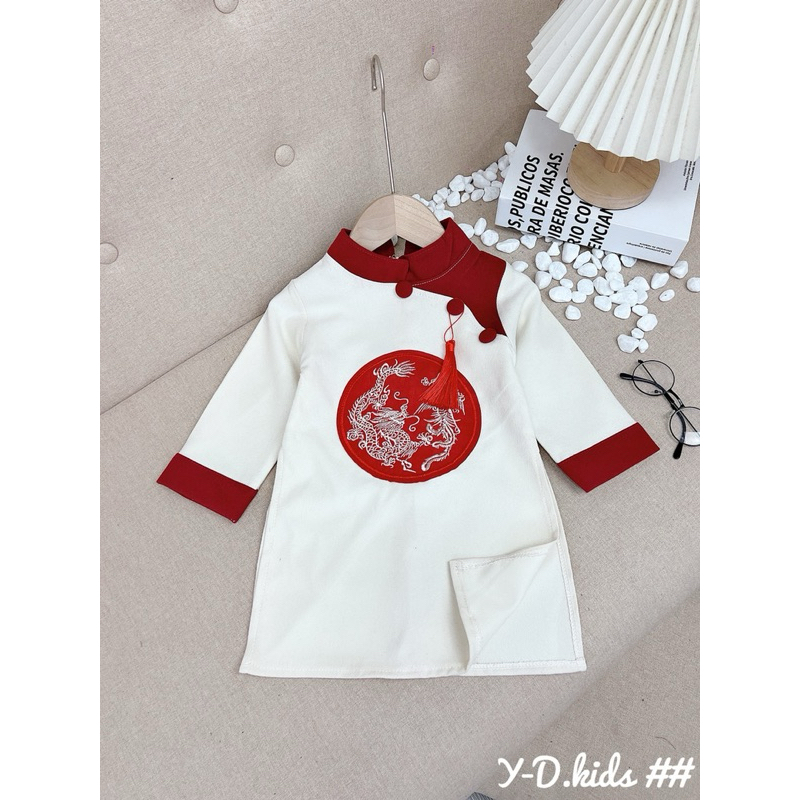 Âo dài gấm thượng hải cao cấp cho bé trai