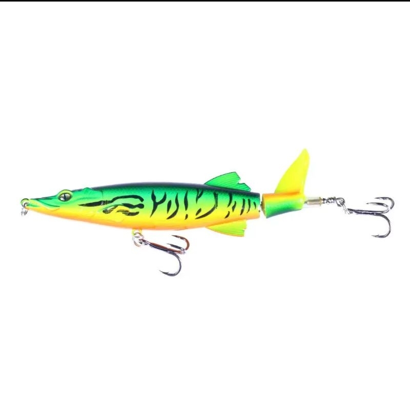 Mồi giả cá sấu hỏa tiễn  có thìa xoay action mạnh chuyên câu lure cá măng cá lóc bông cá nheo