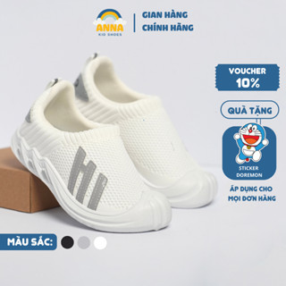 Giày lười thể thao sneaker bé trai, bé gái không cần cột dây, tiện lợi, cho trẻ em 5-12 tuổi đủ size 28-37 | ANNA A07