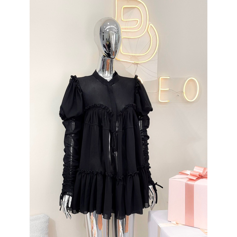 Váy Babydoll Tơ Phối Ren TKCC BAGEO