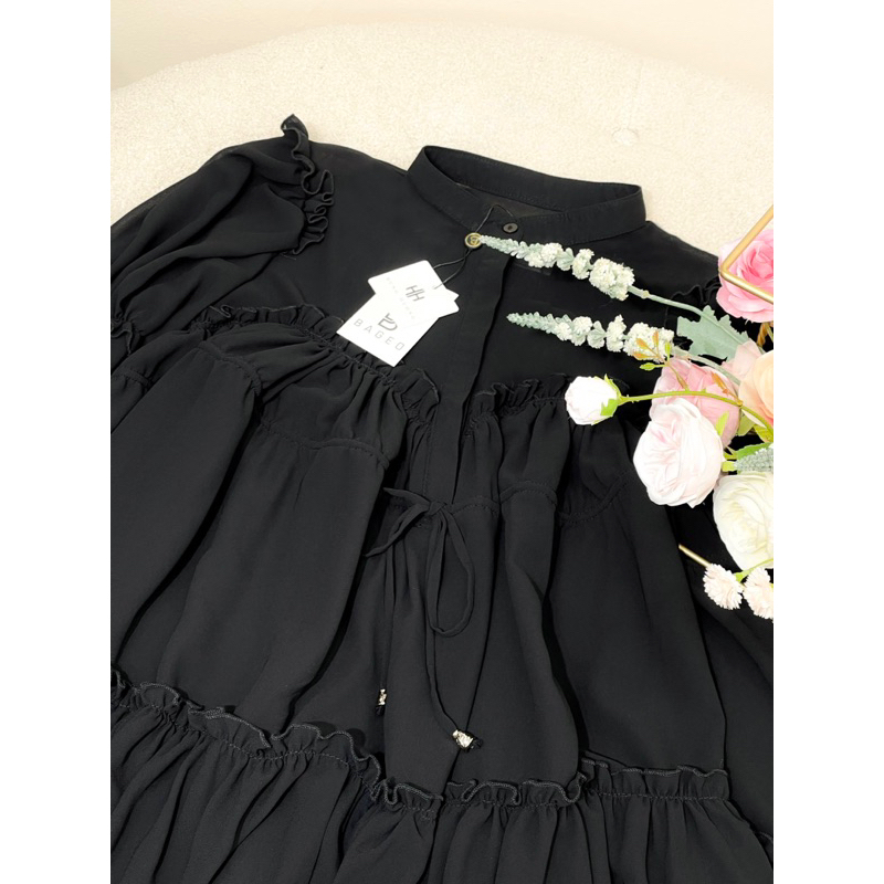 Váy Babydoll Tơ Phối Ren TKCC BAGEO