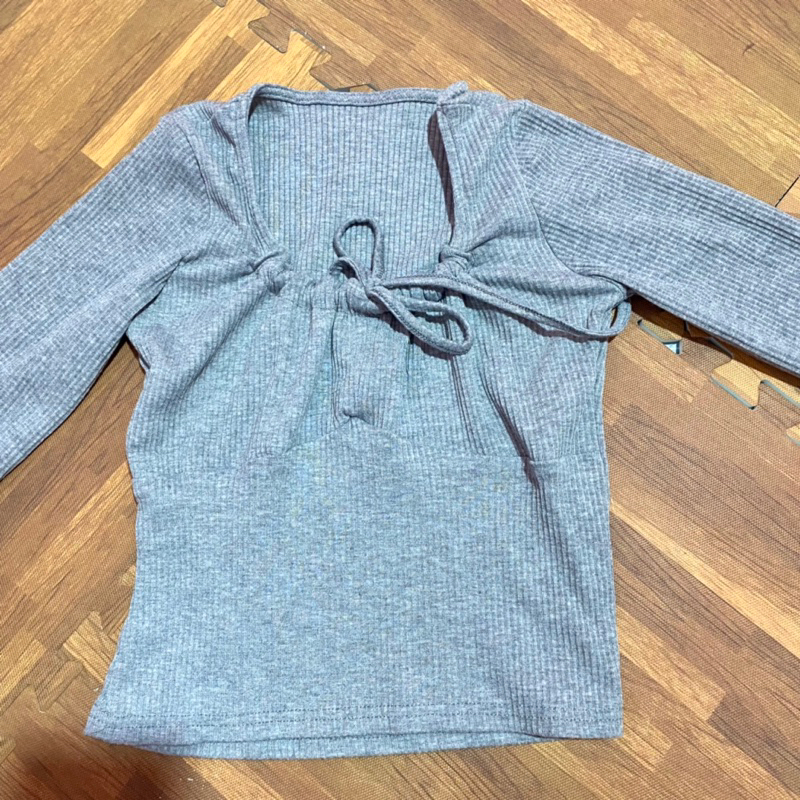 ÁO CROPTOP MÀU XÁM