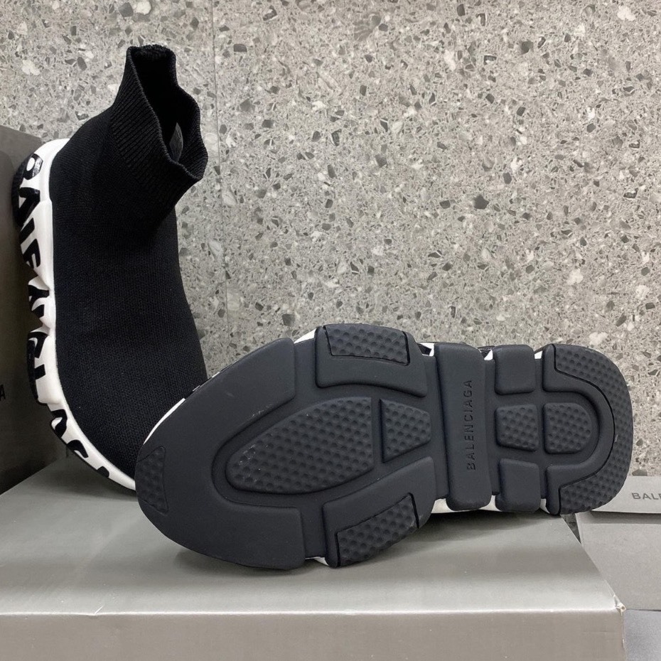 GIÀY Balen Speed Trainer cổ chun cao cấp, GIẦY THỂ THAO NAM NỮ SNEAKER KEM TRẮNG CAO CẤP HÓT TREND