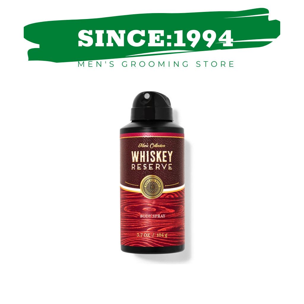 WHISKEY RESERVE | Xịt Thơm Khử Mùi, Gel Tắm Bath & Body Works Dành Cho Nam Body Srpay Shower Gel