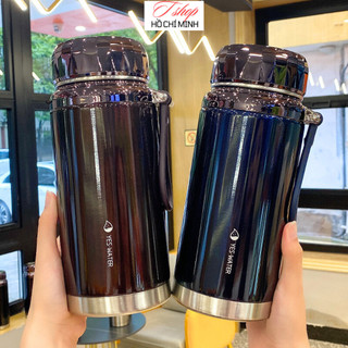 Bình giữ nhiệt 1000ml cao cấp có nắp lọc trà - Bình đựng nước giữ nhiệt lớn inox 304 không gỉ - T'Shop