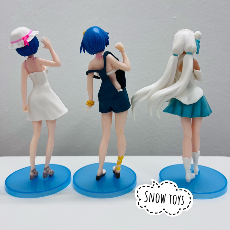 Mô hình Re:zero - Nhân vật Rem Ram Rezero Emilia Frederica Echidna - Re:Life in a different world from zero - Cao 17cm