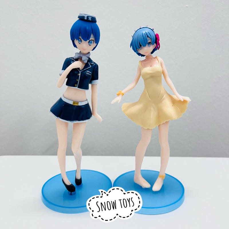 Mô hình Re:zero - Nhân vật Rem Ram Rezero Emilia Frederica Echidna - Re:Life in a different world from zero - Cao 17cm