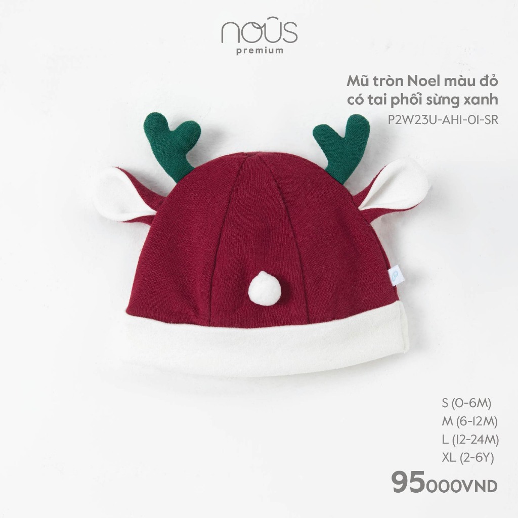 NOUS XMAS - Băng đô Noel, mũ Noel màu đỏ, màu xanh - S M L XL - XMAS- Phụ kiện Noel Nous 2023