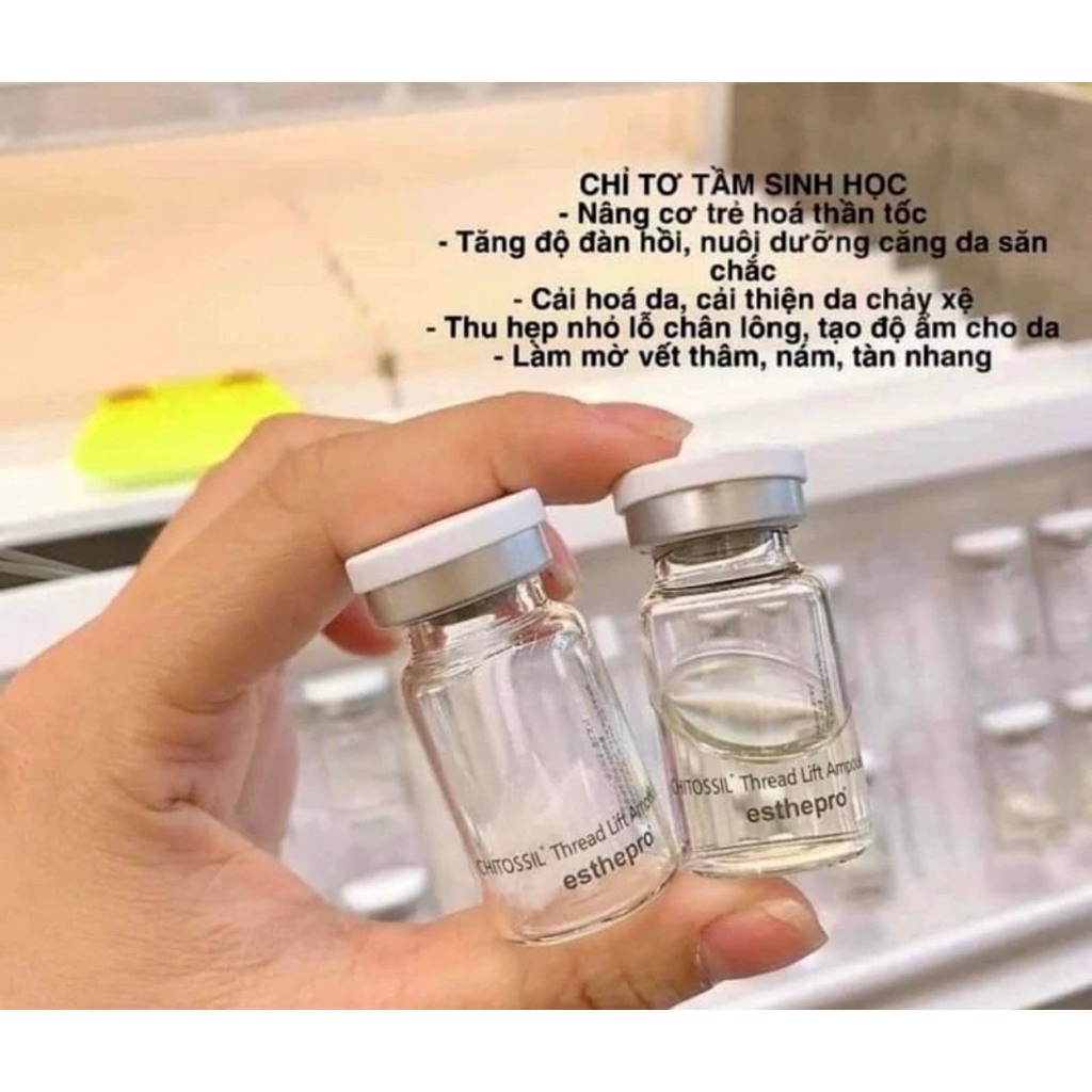 Chitossil- CẤY CHỈ TƠ TẰM Căng Bóng Xoá Nhăn