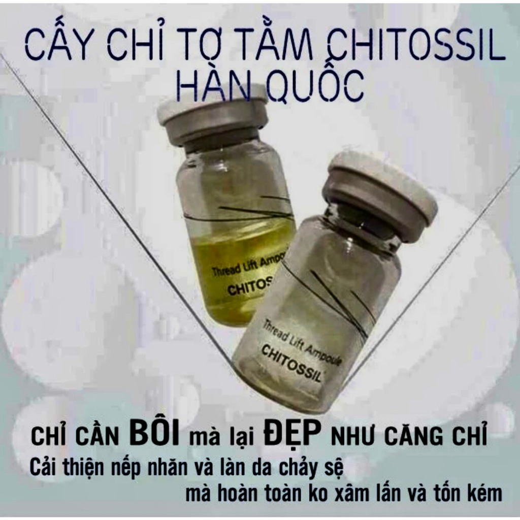 Chitossil- CẤY CHỈ TƠ TẰM Căng Bóng Xoá Nhăn