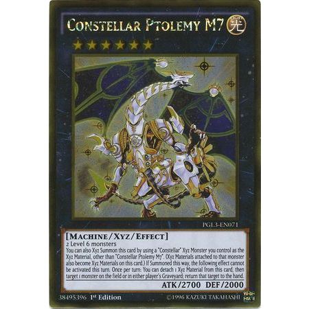 Thẻ bài Yugioh Constellar Ptolemy M7 - PGL3-EN071 - Gold Rare 1st Edition