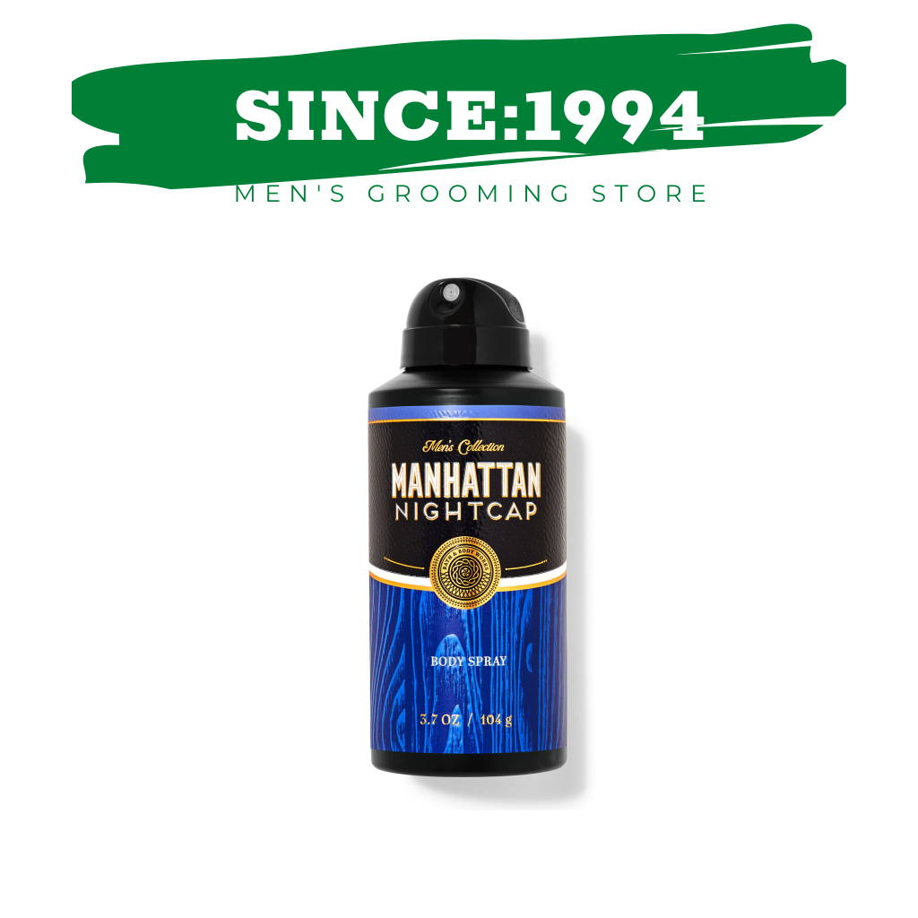 MANHATTAN NIGHTCAP | Gel Tắm, Xịt Thơm Khử Mùi Bath & Body Works Dành Cho Nam Body Srpay Shower Gel