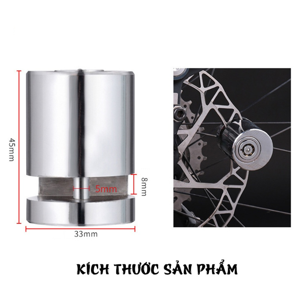 Khóa phanh đĩa xe máy  chống trộm chất liệu thép nguyên khối thiết kế thông minh an toàn