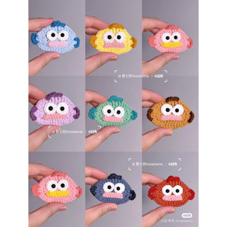 Kẹp tóc len handmade