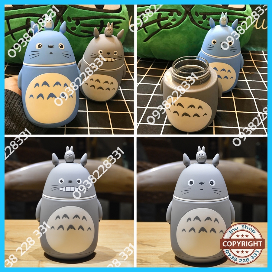 HCM - Bình nước hoạt hình Totoro bồng con 300ml