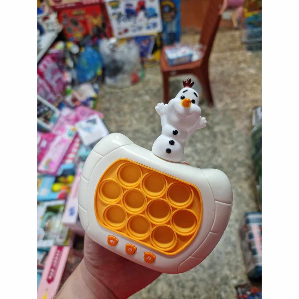 Đồ Chơi Pop It Thế Hệ Mới Nhất Thêm Nhiều Level Máy Điện Tử Game Bopit Ông Gìa Noel Tuyết Gấu Dâu Đèn Nhạc Tiếng Anh