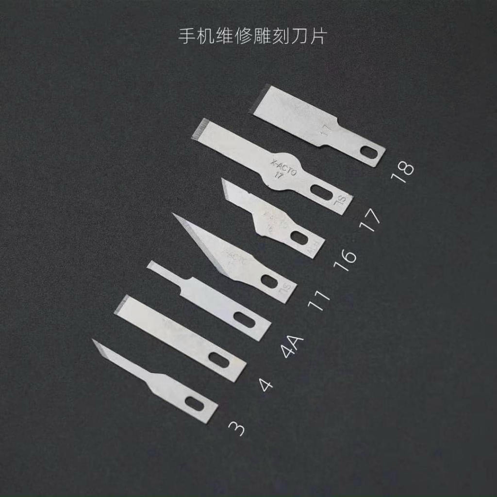 Lưỡi dao làm lưng cạo keo số 17 | 1 hộp 10 Lưỡi