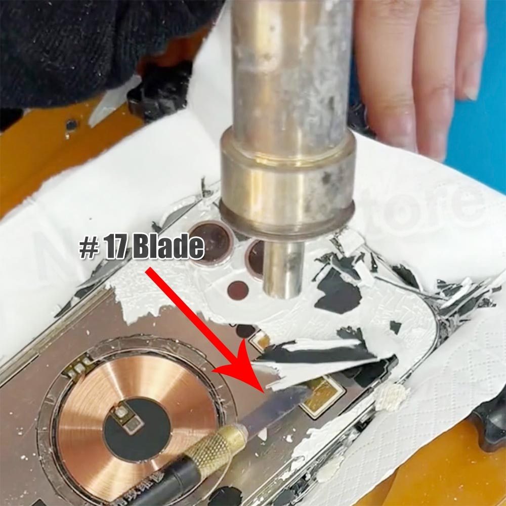 Lưỡi dao làm lưng cạo keo số 17 | 1 hộp 10 Lưỡi