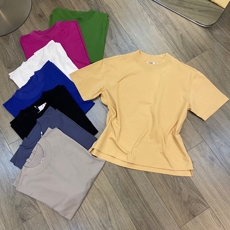 Áo phông Uniql0 Dư Xịn Dáng Basic Dễ Mặc