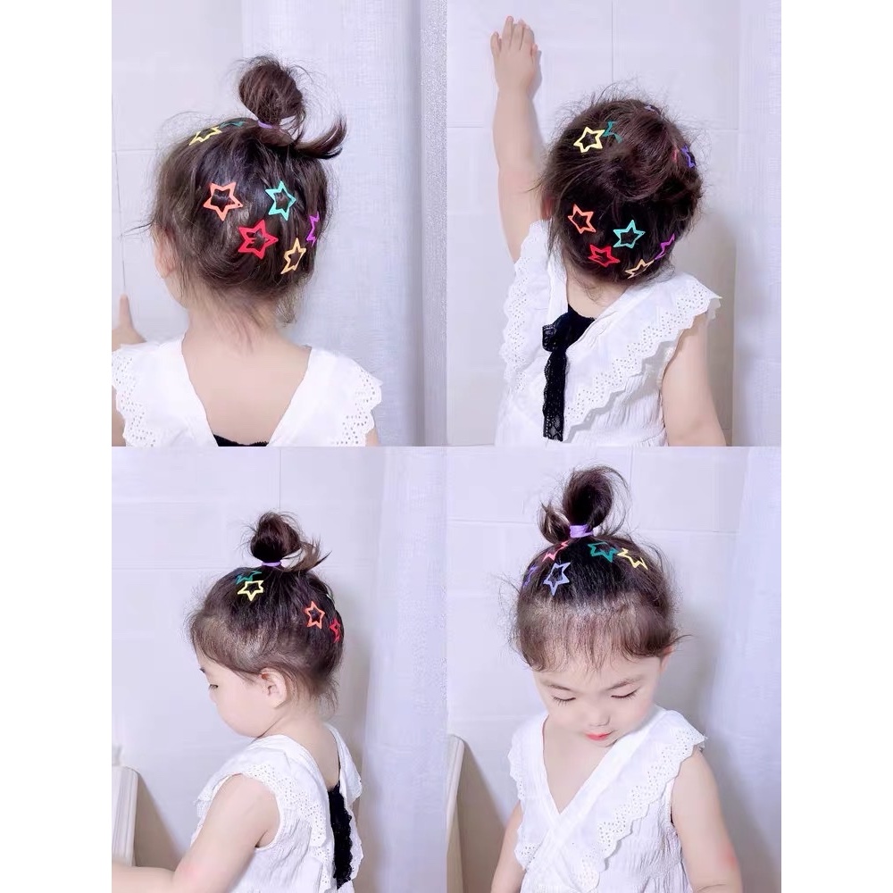 Bộ 15 Kẹp Ngôi Sao Nhiều Màu Cho Bé Và Bạn Nữ - Vani Store - PKT00362