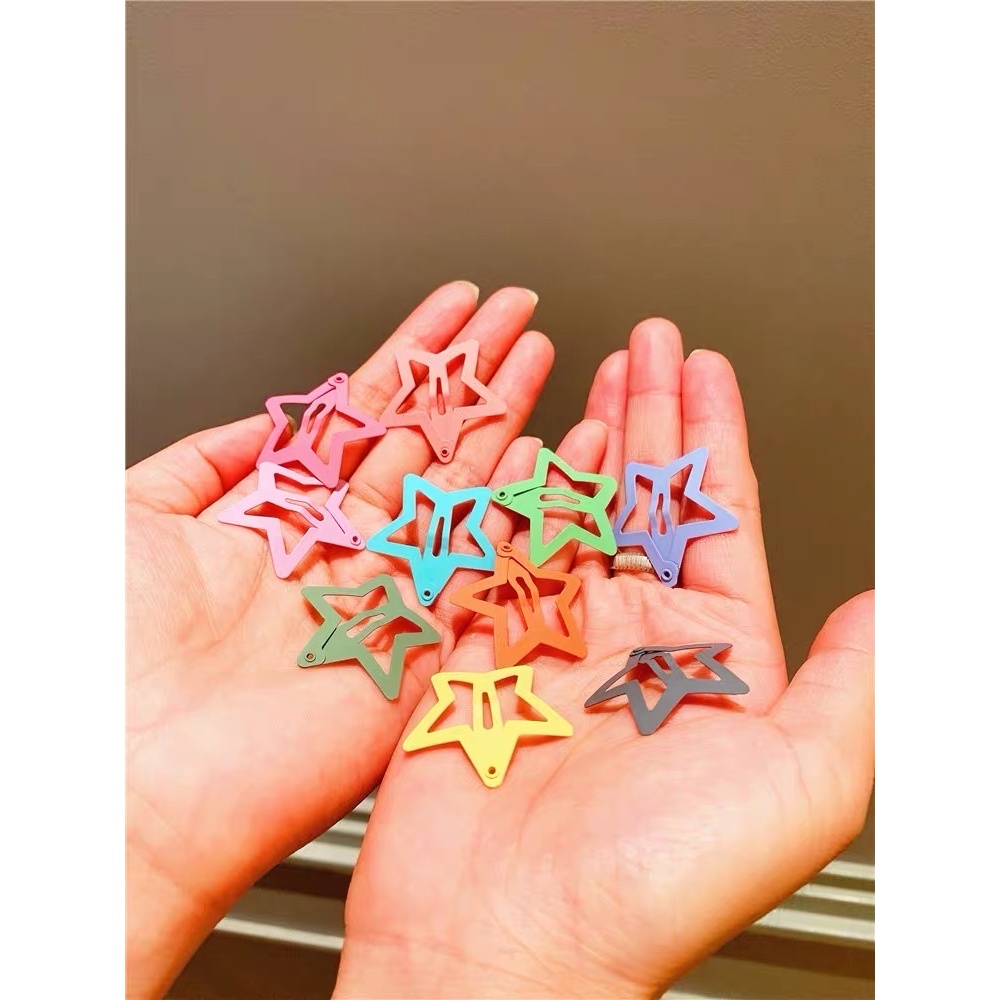 Bộ 15 Kẹp Ngôi Sao Nhiều Màu Cho Bé Và Bạn Nữ - Vani Store - PKT00362