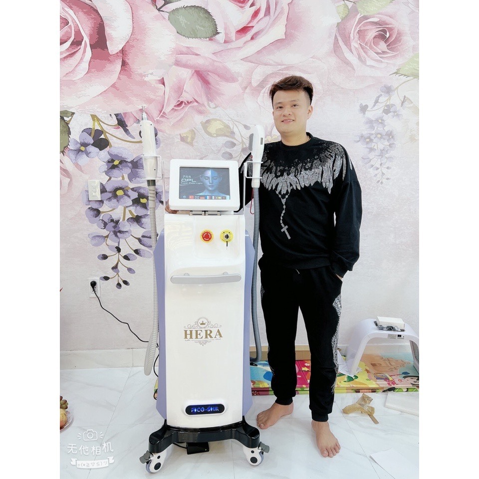 Máy Triệt Lông Hera 2in1 | Hera 2 Tay Triệt & Trẻ Hóa