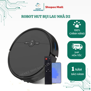 Robot hut bụi lau nhà Nhật Sakai D2-001  Robot lau dọn nhà tự động có cảm biến thông minh hút mọi loại bụi bẩn BH 5 NĂM
