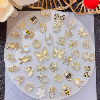 Set cham nail kim loại đính móng các mẫu mới nhất cực đẹp